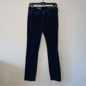 AG Adriano Goldschmeid The Stevie Slim Straight Corduroy Pants Size 27R